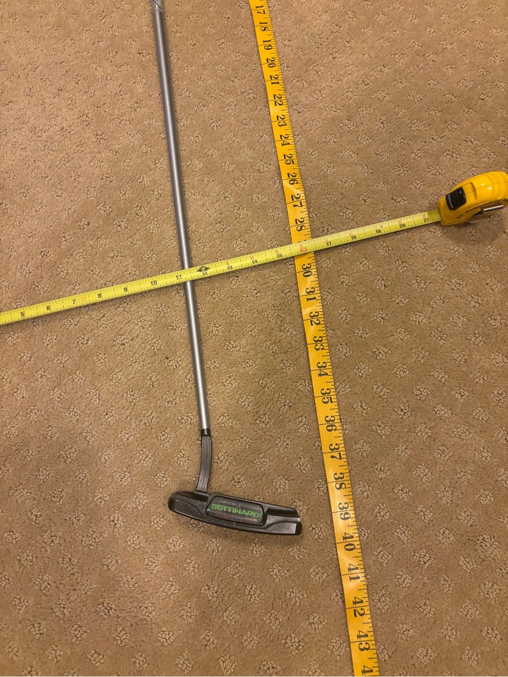 Made in USA Bettinardi Blade Putter in Black with Green Logo 500$ w cover